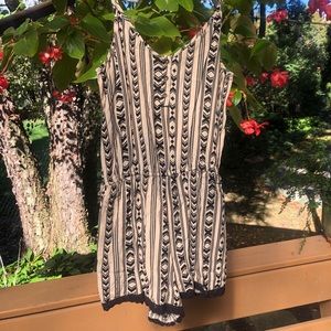 Aztec Print Romper